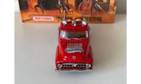 1:43 1953 Ford F-100 Пожарный Matchbox, масштабная модель, 1/43