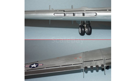 Northrop YB-49 Flying Wing 1:72 бомбардировщик крыло авиация, масштабные модели авиации, italeri, scale72