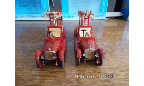 1:43 Руссо Балт Пожарный, масштабная модель, Конверсия, scale43