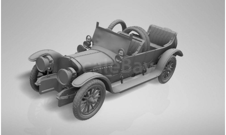 кит РУССО-БАЛТ С24-30  пробег С-П--Севастополь, сборная модель автомобиля, Руссо Балт, 1:43, 1/43