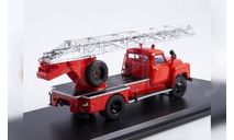 Пожарная автолестница АЛ-18 (52), красный, масштабная модель, Start Scale Models (SSM), scale43