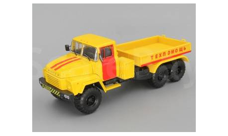 КРАЗ 260В Балластный тягач Техпомощь, желтый, масштабная модель, Наш Автопром, scale43