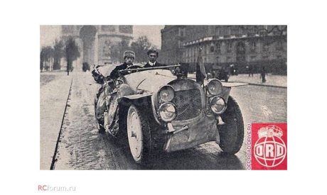 Кит Руссо-Балт. Нагеля.Гранд-туризмо., сборная модель автомобиля, Руссо Балт, scale43