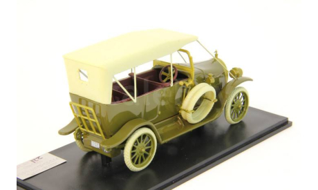 Руссо-Балт тип Е 15/35 НР Торпедо поднят тент (1914),зеленый, масштабная модель, scale43, Руссо Балт
