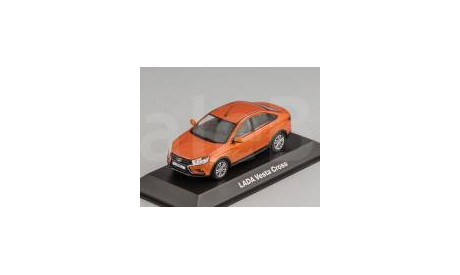 ВАЗ LADA Vesta Cross оранжевый металлик, масштабная модель, scale43