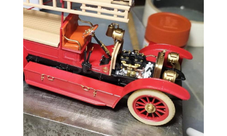 Кит Руссо-Балт С 24-40 пожарный, сборная модель автомобиля, Руссо Балт, scale43