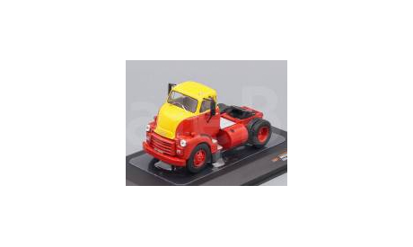 GMC 950 COE (1954) red / yellow, масштабная модель, IXO грузовики (серии TRU), scale43