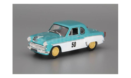 МОСКВИЧ 407 Купе (1962), Автолегенды СССР 231, белый / зеленый, масштабная модель, DeAgostini, scale43