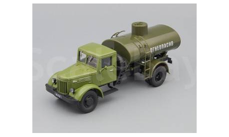 МАЗ-200 АЦ-8-200, Грузовики СССР 22, зеленый, масштабная модель, scale43