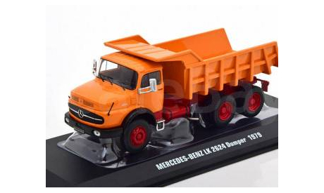 MERCEDES-BENZ LK 2624 Kipper 1979, orange / red, масштабная модель, Magirus, IXO грузовики (серии TRU), 1:43, 1/43