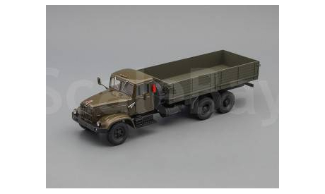 КРАЗ 257Б1 бортовой (1987-1994), оливковый, масштабная модель, Наш Автопром, scale43