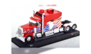 PETERBILT 379 Custom (2002), red white blue, масштабная модель, IXO грузовики (серии TRU), scale43