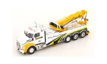KENWORTH T880 Wrecker Tractor Truck 4-assi (2018) - Carro Attrezzi - Wrecker Road Service, White Yel, масштабная модель, IXO грузовики (серии TRU), scale43