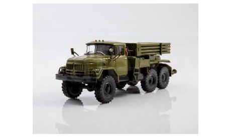 ЗИЛ-131, Град-1, Легендарные Грузовики СССР 49, масштабная модель, scale43