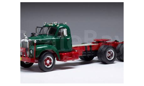 MACK B61 TRACTOR TRUCK 3-ASSI 1953 - GREEN RED, масштабная модель, IXO грузовики (серии TRU), scale43