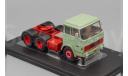 HENSCHEL HS 19 towing vehicle (1966), light green/red, масштабная модель, IXO, scale43