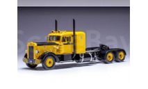 PETERBILT 350 Tractor Truck 3-assi (1952), Yellow Black, масштабная модель, IXO грузовики (серии TRU), scale43