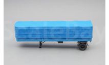 МАЗ-93801/2 полуприцеп с тентом, синий, масштабная модель, Наш Автопром, scale43