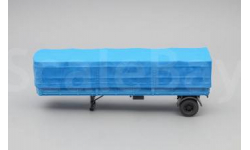МАЗ-93801/2 полуприцеп с тентом, синий