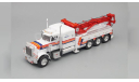 PETERBILT 359 Wrecker service, white red orange, масштабная модель, IXO, scale43