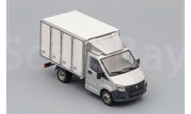 ГАЗель NEXT A21R23 хлебный фургон с обтекателем, серебристый, масштабная модель, Наш Автопром, scale43