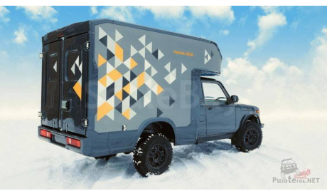 Кит Нива ВИЗ-2346 фургон, сборная модель автомобиля, 1:43, 1/43