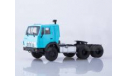 КАМАЗ-54112 седельный тягач, голубой, масштабная модель, scale43