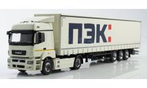 КАМАЗ-  5490 с полуприцепом НЕФАЗ-93341 ПЭК, масштабная модель, scale43