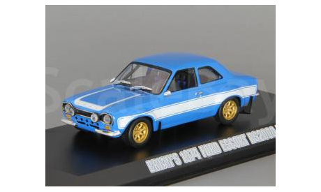 FORD Escort RS2000 MkI Brians’s из к/ф ’Форсаж’ (1974), blue / white, масштабная модель, scale43