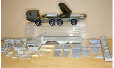 Кит БАЗ-135 МБ ГРАД, сборные модели бронетехники, танков, бтт, scale43