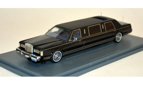 LINCOLN Towncar Formal Limousine Stretch 1985, black, масштабная модель, Neo Scale Models, scale43