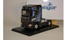 SCANIA S770 V8 TRACOT TRUCK 2-ASSI (2021), BLACK, масштабная модель, Eligor, scale43