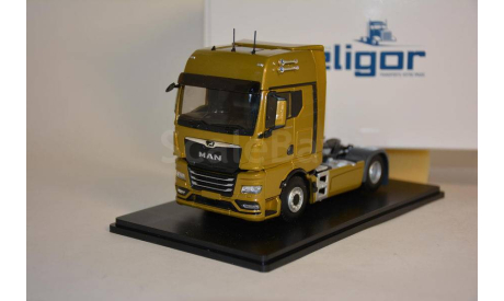 MAN TGX 18.470 TRACTOR TRUCK 2-ASSI (2020), GOLDEN TOPAZ, масштабная модель, Eligor, scale43