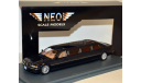 BMW E38 Stretch Limousine (2000), blue met, масштабная модель, Neo Scale Models, scale43