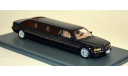 BMW E38 Stretch Limousine (2000), blue met, масштабная модель, Neo Scale Models, scale43