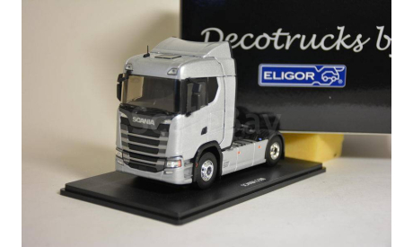 SCANIA S500 NORMAL 2018 Arctic Silver, масштабная модель, Eligor, scale43