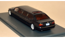 BMW E38 Stretch Limousine (2000), blue met, масштабная модель, Neo Scale Models, scale43