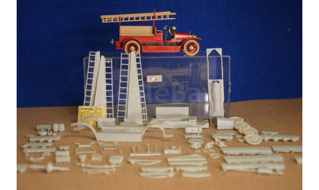 РУССО-БАЛТ С 24-40 пожарный., сборная модель автомобиля, scale43, Руссо Балт