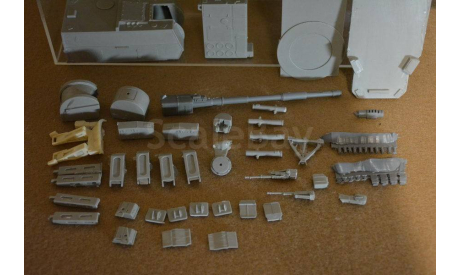 Кит Гаубица 2с35 «коалиция-св» для установки на шасси КАМАЗ, сборные модели бронетехники, танков, бтт, scale43