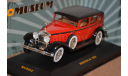 MINERVA AL (1930), bordeaux / black, масштабная модель, IXO Museum (серия MUS), scale43