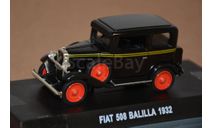 FIAT 508 Balilla (1932), black, масштабная модель, scale43