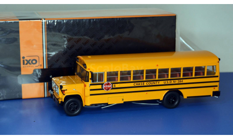 GMC 6000 School Bus (1990), yellow, масштабная модель, IXO, scale43