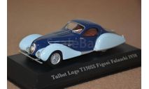 TALBOT Lago T150SS Figoni Falaschini (1938), blue, масштабная модель, scale43