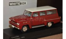 CHEVROLET Amazona 4х4 (1963), dark red / white, масштабная модель, scale43