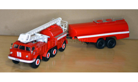 Пожарный пеноподъемник  ЗИЛ-135 ЛМ, масштабная модель, scale43
