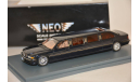 BMW E38 Stretch Limousine (2000), blue met, масштабная модель, Neo Scale Models, scale43