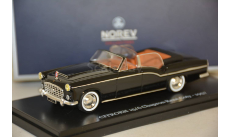 CITROËN 15/6 Chapron Convertible президента Франции Рене Коти (1957), black, масштабная модель, scale43