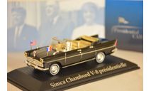 Simca Chambord V-8 AB-P ’Visite des Kennedy / Charles de Gaulle’ 1961, масштабная модель, scale43