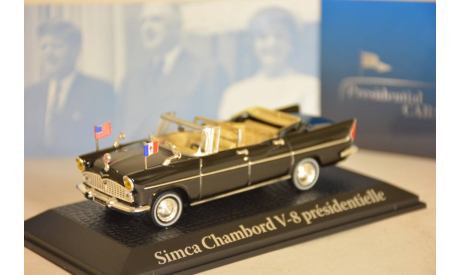 Simca Chambord V-8 AB-P ’Visite des Kennedy / Charles de Gaulle’ 1961, масштабная модель, scale43