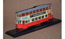 трамвай Feltham Tram (UCC) 1931 Red/Beige, масштабная модель, Atlas, scale87